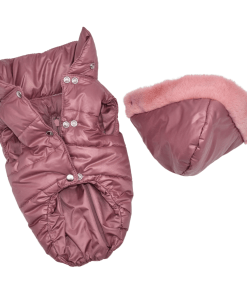 Piumino rosa antico retro