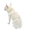 Linen dog harness