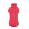 Merino wool sweater with fuchsia braid