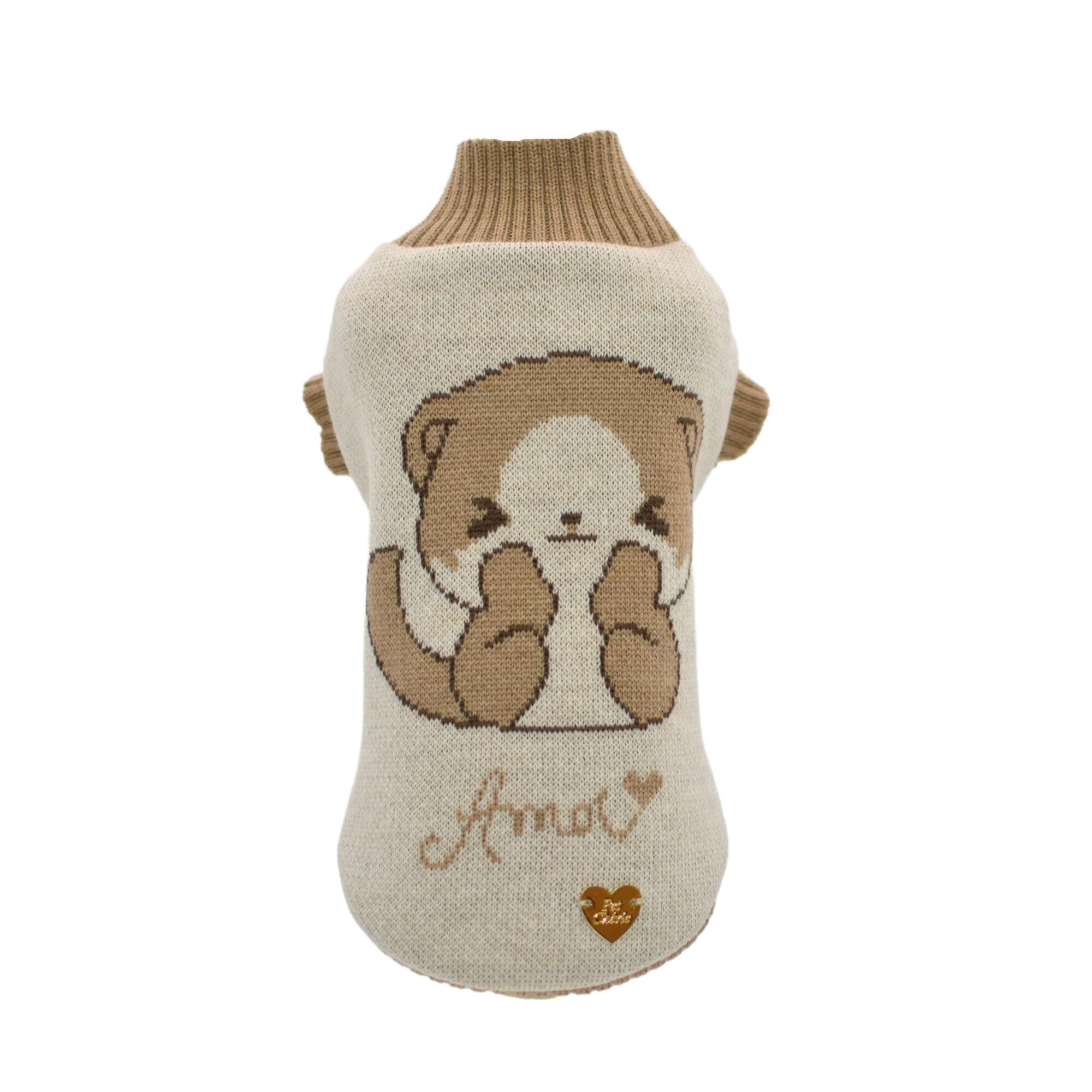 Merino wool dog sweater Mr Bibi