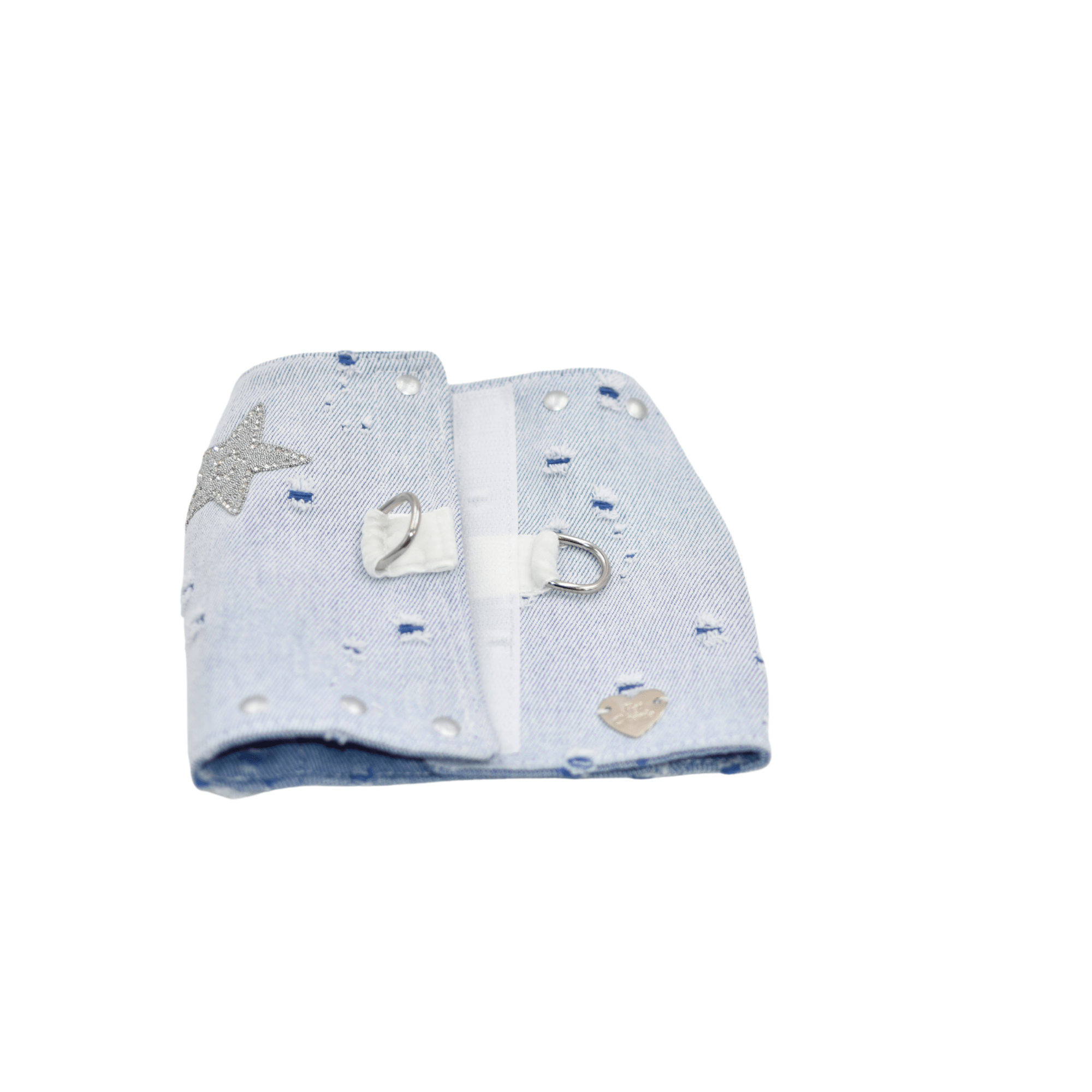 Vest bib denim blue