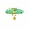 Collare con borchie cono e strass