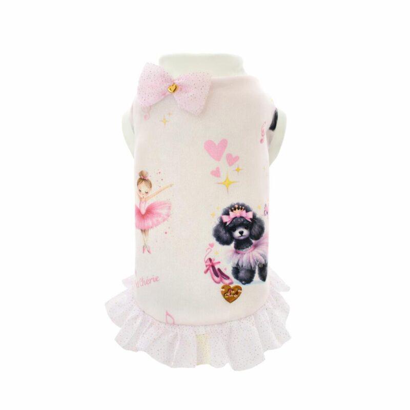 Tshirt per cani con ballerine