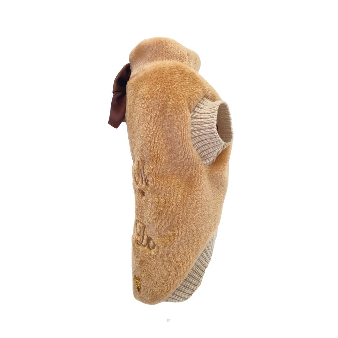 Felpa Soft Fleece Camel - immagine 2