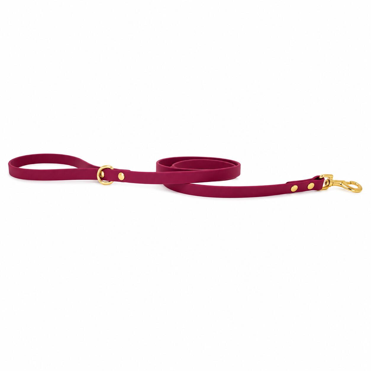 Guinzaglio wine red/gold