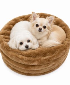 Alternative view of Pouf Pouf Eco-Fur Brown