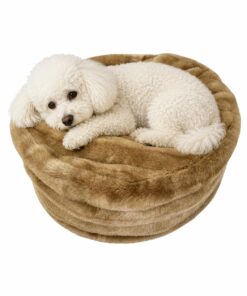 Pouf Pouf Eco-Fur Brown - immagine 3