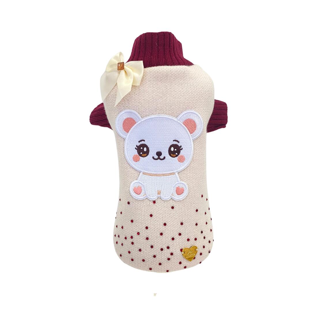 Maglioncino Coco Teddy Cream