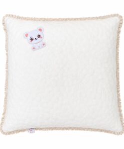 Cuscino per cani in pile panna