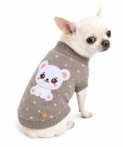 Alternative view of Maglioncino Coco Teddy Taupe