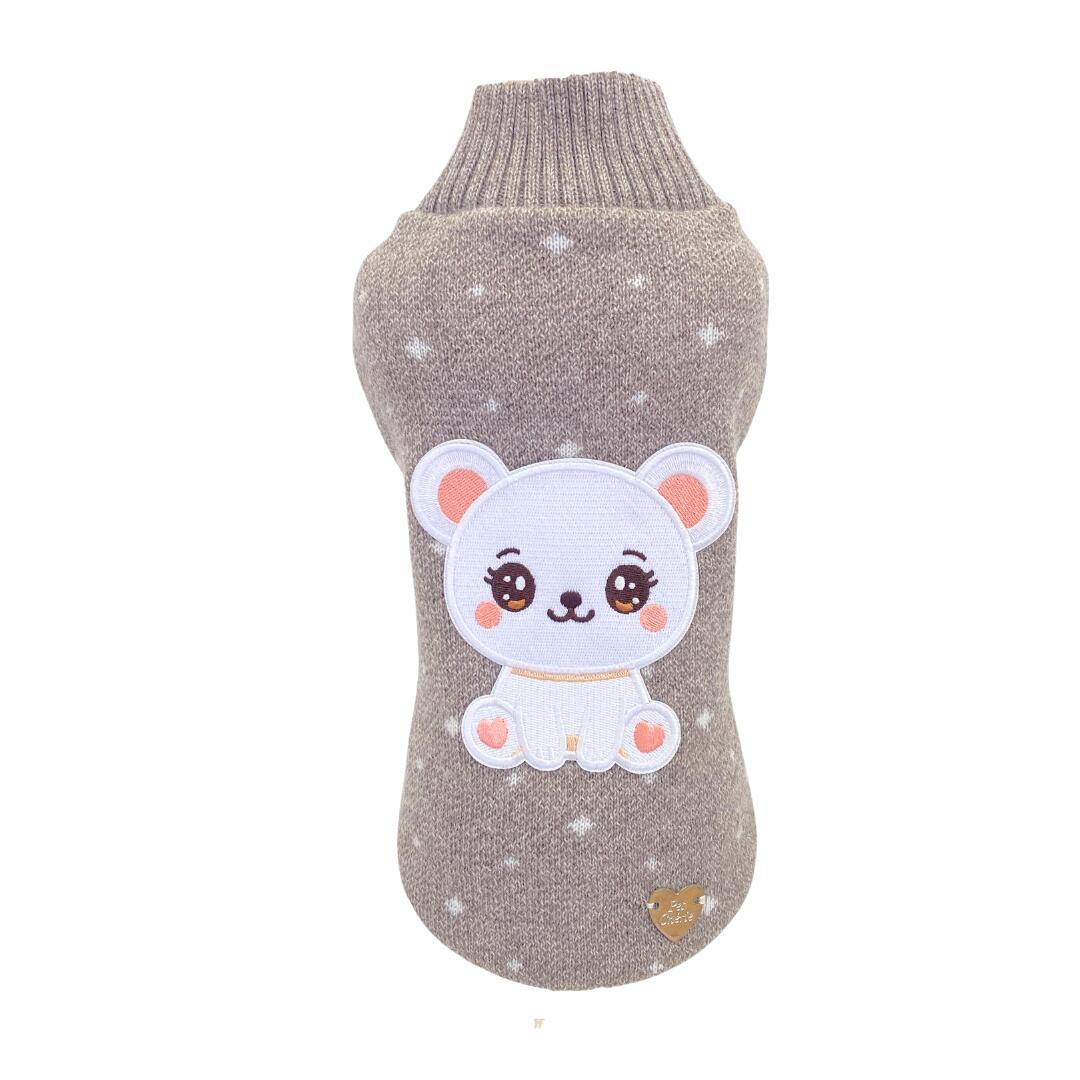 Maglioncino Coco Teddy Taupe