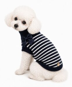 Alternative view of Maglioncino Rib Stripes Black