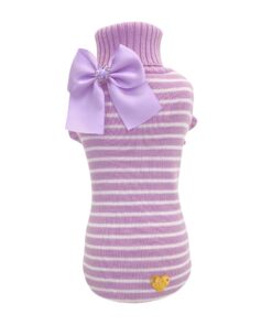 Maglioncino Rib Stripes Lilac