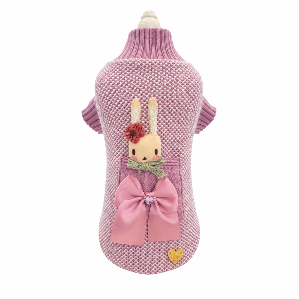 Maglioncino Pepper Tweed Old Pink