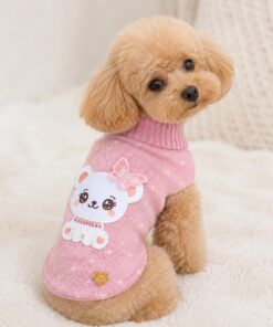 Alternative view of Maglioncino Coco Teddy Light Pink