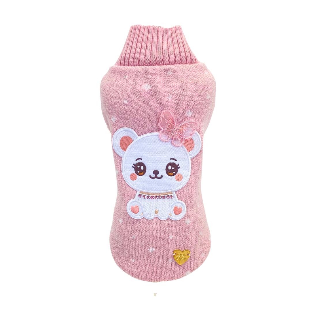 Maglioncino Coco Teddy Light Pink