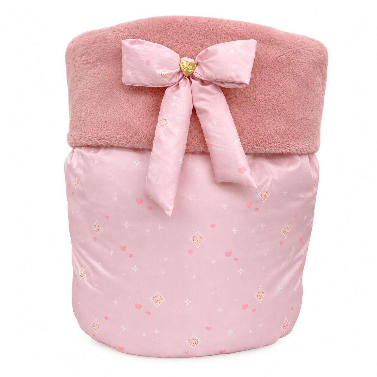 Sacco nanna Monogram Teddy Pink
