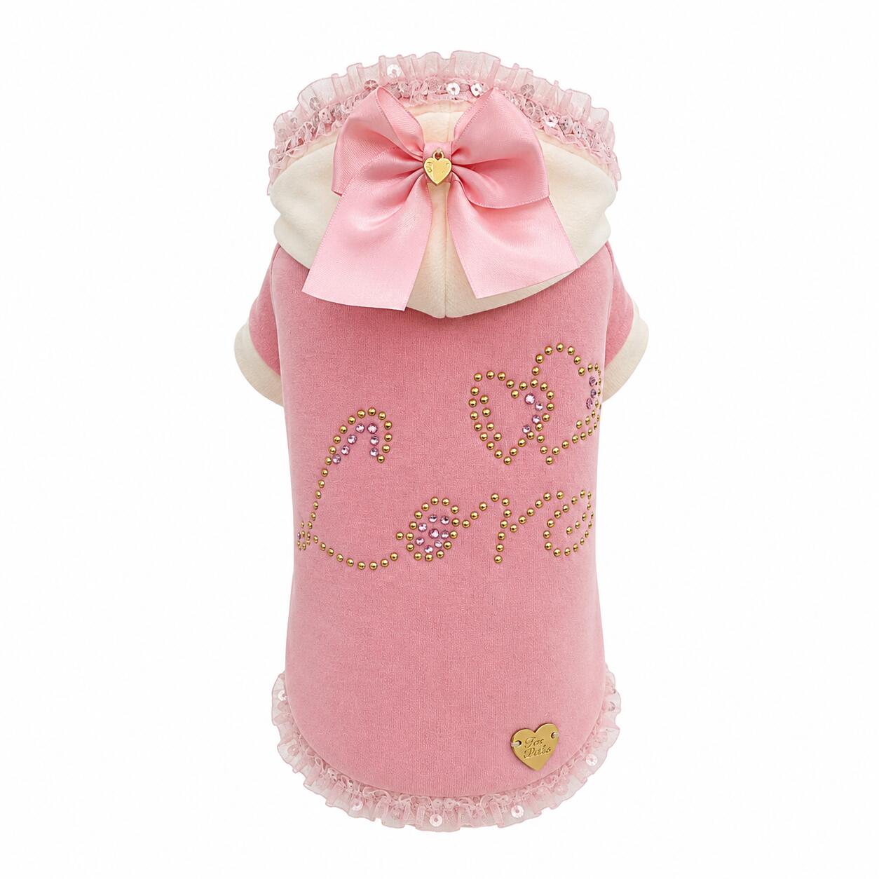 Felpa Cream and Strawberry Cotton